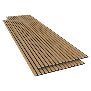 Agoran 270cm Acoustic Wood Slat Wall Panel - 2 of Set by Luxo, a Wall Hangings & Decor for sale on Style Sourcebook