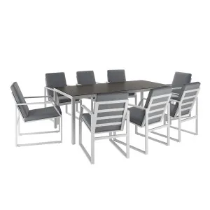 Doona 8-Seater Modern Outdoor Dining Set • Weather-Resistant by Luxo, a Outdoor Dining Sets for sale on Style Sourcebook