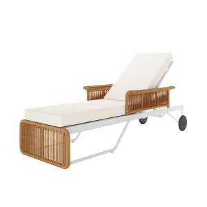 Boonoo Premium Aluminium Outdoor Rattan Sun Lounger by Luxo, a Outdoor Sunbeds & Daybeds for sale on Style Sourcebook