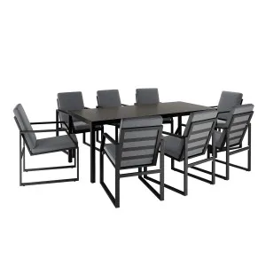Doona 8-Seater Modern Outdoor Dining Set • Weather-Resistant by Luxo, a Outdoor Dining Sets for sale on Style Sourcebook