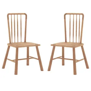 Leigh Solid Oak High-back Dining Chair (Set of 2) by Luxo, a Dining Chairs for sale on Style Sourcebook