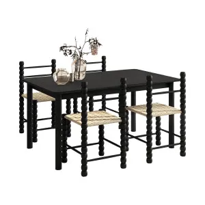 Bijan Dining Table and Em Oak Dining Chair Set by Luxo, a Dining Sets for sale on Style Sourcebook