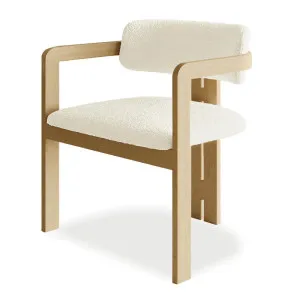 Maddi Boucle Hardwood Dining Chair by Luxo Furniture, a Dining Chairs for sale on Style Sourcebook