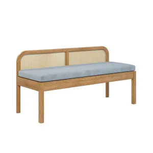 Dana 120cm Solid Oak Hardwood Bench - Natural by Luxo Furniture, a Benches for sale on Style Sourcebook