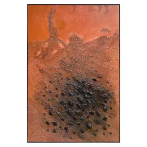 Ember Textured Acrylic Framed Canvas 3D Textured Wall Art by Luxo Home Decor, a Artwork & Wall Decor for sale on Style Sourcebook