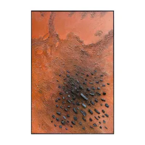 Ember Textured Acrylic Framed Canvas 3D Textured Wall Art by Luxo Home Decor, a Artwork & Wall Decor for sale on Style Sourcebook