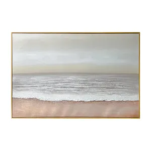Sable Textured Coastal Canvas Wall Art Frame by Luxo Home Decor, a Artwork & Wall Decor for sale on Style Sourcebook