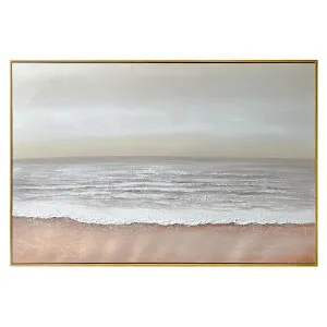 Sable Textured Coastal Canvas Wall Art Frame by Luxo Home Decor, a Artwork & Wall Decor for sale on Style Sourcebook