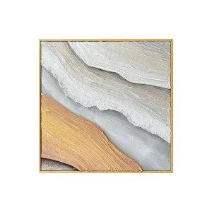 Flora Abstract Textured Canvas Hanging 3D Textured Wall Art by Luxo Home Decor, a Artwork & Wall Decor for sale on Style Sourcebook