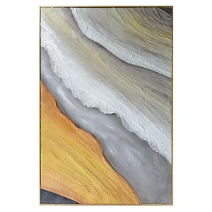 Flora Abstract Textured Canvas Hanging 3D Textured Wall Art by Luxo Home Decor, a Artwork & Wall Decor for sale on Style Sourcebook