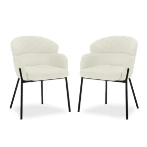 Sofia Chenille Fabric Dining Chair (Set of 2) by Luxo Furniture, a Dining Chairs for sale on Style Sourcebook
