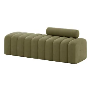 Sasa Velvet Curved Bench with Backrest by Luxo, a Benches for sale on Style Sourcebook