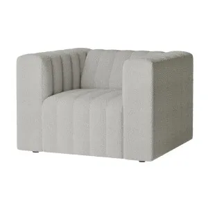 Parisa 1 Seater Tufted Boucle Sofa by Luxo, a Sofas for sale on Style Sourcebook