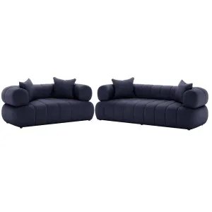 Samira 5 Seater Velvet Sofa Set by Luxo, a Sofas for sale on Style Sourcebook