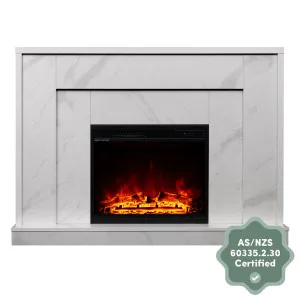 Armidale 132cm 1600W Electric Fireplace with Mantel by Luxo, a Saunas for sale on Style Sourcebook
