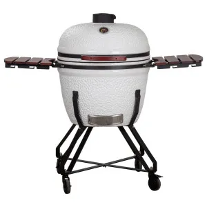 Kamado Devil 26 Inch Ceramic BBQ, White by null, a BBQs for sale on Style Sourcebook