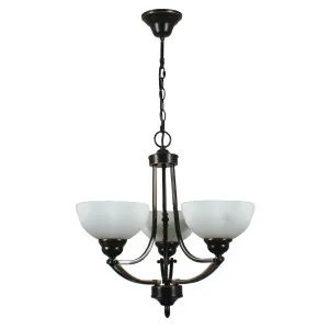 Houston 3 Light 3 Arm Pendant, Bronze by null, a Lighting for sale on Style Sourcebook