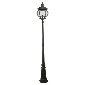 Flinders Large IP44 Standard Outdoor Garden Post Light, Antique Bronze by null, a Outdoor Lighting for sale on Style Sourcebook
