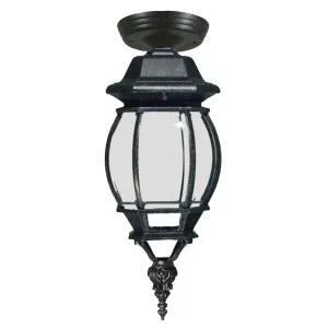 Flinders Small IP44 Outdoor Under Eave, Antique Black by null, a Outdoor Lighting for sale on Style Sourcebook