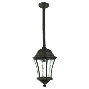 Strand Medium Outdoor Rod Pendant, Antique Bronze by null, a Outdoor Lighting for sale on Style Sourcebook