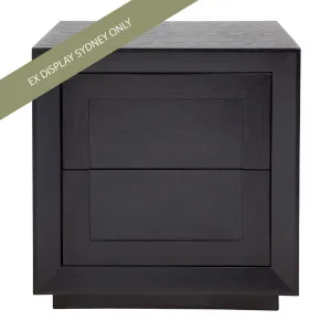 Balmain Tall Bedside Table - Black by Cafe Lighting and Living, a Bedside Tables for sale on Style Sourcebook