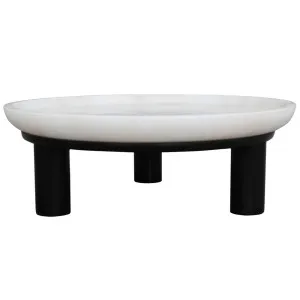 Eileen Footed Bowl - Small Black by Cafe Lighting and Living, a Vases & Jars for sale on Style Sourcebook
