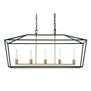 Le Mans Pendant - Large Black by Cafe Lighting and Living, a Pendant Lighting for sale on Style Sourcebook