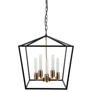 Le Mans Pendant - Medium Black by Cafe Lighting and Living, a Pendant Lighting for sale on Style Sourcebook