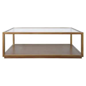 Sadie Rectangle Coffee Table - Antique Gold by Cafe Lighting and Living, a Coffee Table for sale on Style Sourcebook