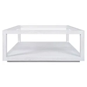 Sadie Square Coffee Table - White by Cafe Lighting and Living, a Coffee Table for sale on Style Sourcebook