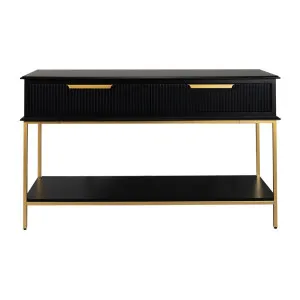 Aimee Console Table - Small Black by Cafe Lighting and Living, a Console Table for sale on Style Sourcebook