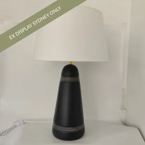 Farrell Table Lamp - Charcoal - OUTLET NSW by Cafe Lighting and Living, a Table & Bedside Lamps for sale on Style Sourcebook