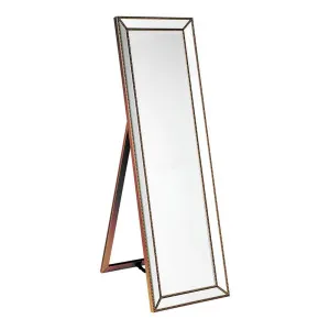 Zeta Cheval Mirror - Antique Gold by Cafe Lighting and Living, a Mirrors for sale on Style Sourcebook