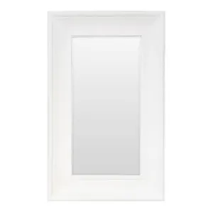 Bateman Floor Mirror - White by Cafe Lighting and Living, a Mirrors for sale on Style Sourcebook