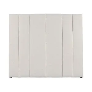 Soho King Bedhead - White Boucle by Cafe Lighting and Living, a Bed Heads for sale on Style Sourcebook