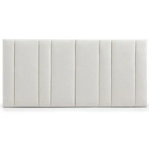 Bronx King Bedhead - Natural Linen by Cafe Lighting and Living, a Bed Heads for sale on Style Sourcebook