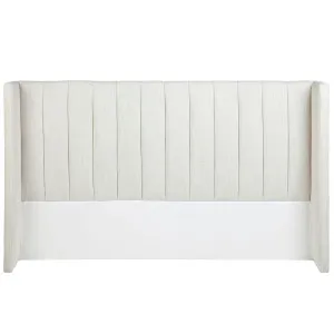 Central Park King Bedhead - Natural Linen by Cafe Lighting and Living, a Bed Heads for sale on Style Sourcebook