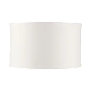 Left Bank Drum Shade - White by Cafe Lighting and Living, a Lamp Shades for sale on Style Sourcebook