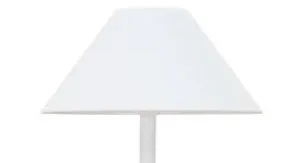 Marbella Floor Tapered Shade - White by Cafe Lighting and Living, a Lamp Shades for sale on Style Sourcebook