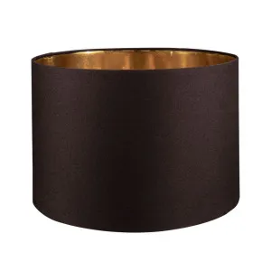 Paola Table Drum Shade - Black by Cafe Lighting and Living, a Lamp Shades for sale on Style Sourcebook