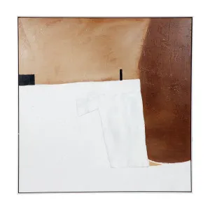 Ochre Dream Oil On Canvas Painting - Large by Cafe Lighting and Living, a Painted Canvases for sale on Style Sourcebook