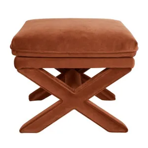 Candace Stool - Caramel Velvet by Cafe Lighting and Living, a Ottomans for sale on Style Sourcebook