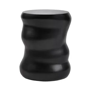 Dune Concrete Stool - Black by Cafe Lighting and Living, a Ottomans for sale on Style Sourcebook