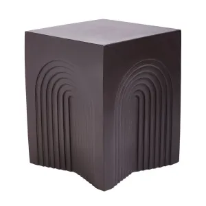 Arc Concrete Stool - Charcoal by Cafe Lighting and Living, a Ottomans for sale on Style Sourcebook