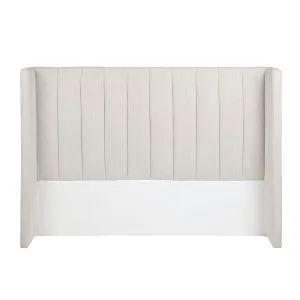 Central Park Queen Bedhead - Natural Linen by Cafe Lighting and Living, a Bed Heads for sale on Style Sourcebook