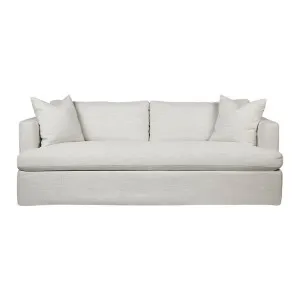 Birkshire 3 Seater Slip Cover Sofa - Off White Linen by Cafe Lighting and Living, a Sofas for sale on Style Sourcebook