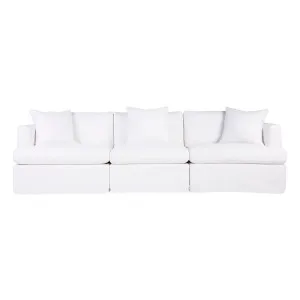 Birkshire Slip Cover Modular Sofa - White Linen Option 3 by Cafe Lighting and Living, a Sofas for sale on Style Sourcebook
