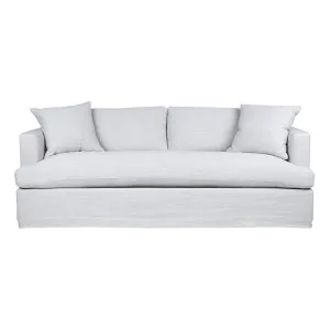 Birkshire 3 Seater Slip Cover Sofa - Grey Linen by Cafe Lighting and Living, a Sofas for sale on Style Sourcebook