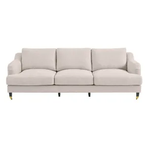 Aerin 3 Seater Sofa - Natural Linen by Cafe Lighting and Living, a Sofas for sale on Style Sourcebook