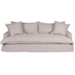 Hayman 3 Seater Slip Cover Sofa - Natural Linen by Cafe Lighting and Living, a Sofas for sale on Style Sourcebook
